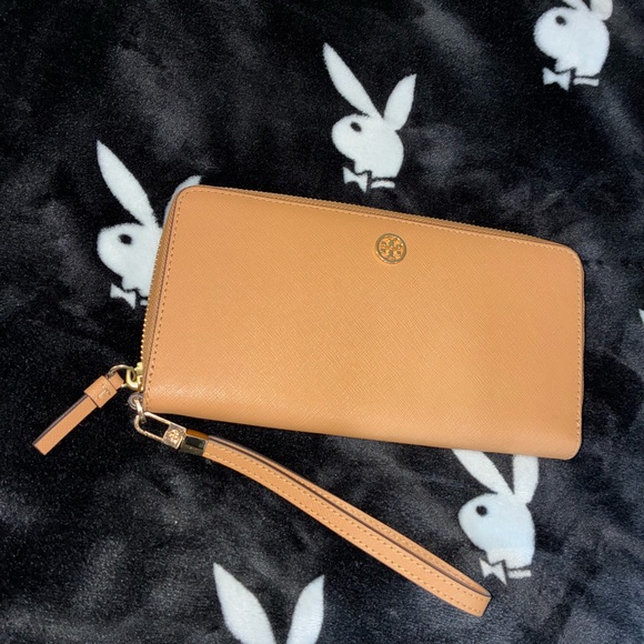 Tory Burch Camel Wristlet Clutch - Picture 3 of 3